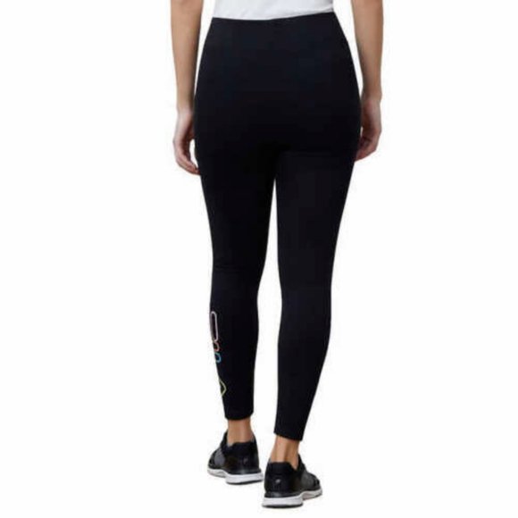 Fila Women's Cotton-Stretch Leggings/Pants Black - Picture 3 of 4